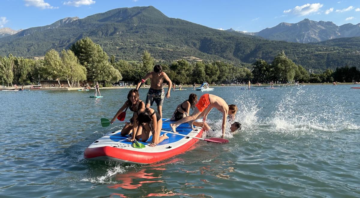 Paddle géant - Le Cagnard Base Nautique EMBRUN - Paddle géant - Le Cagnard Base Nautique EMBRUN