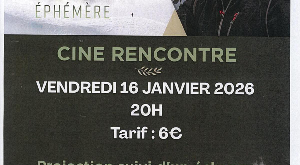 Ciné Rencontre &quot;Michaël Arzur&quot;_Embrun - Ciné Rencontre &quot;Michaël Arzur&quot;_Embrun