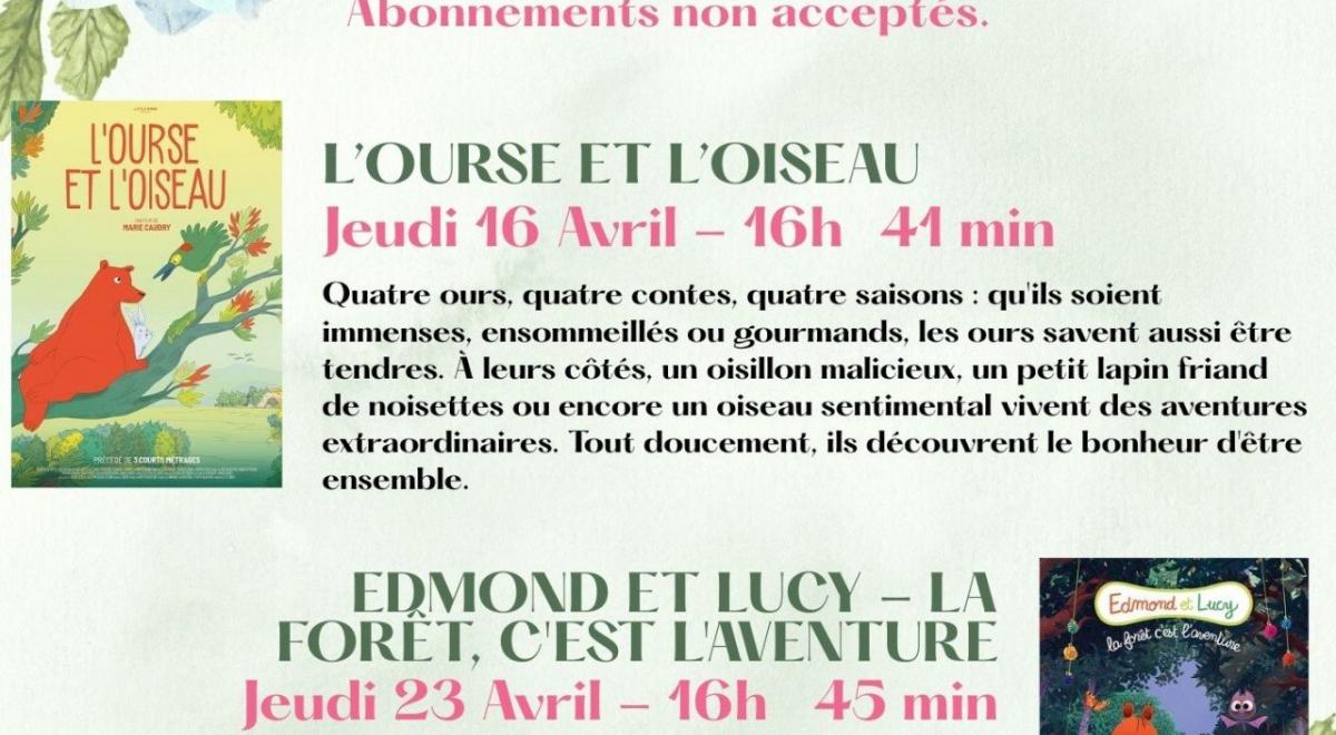 Ciné pitchoune - L'Ourse et l'Oiseau_Embrun - Ciné pitchoune - L'Ourse et l'Oiseau_Embrun