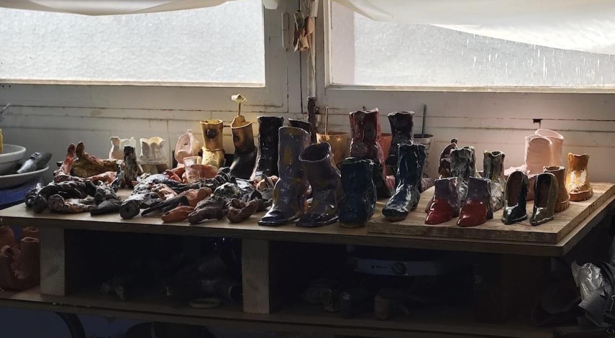 Image de l'atelier de David Posth-Kohler - Visite guidée - le marché - Centre d'Art les Capucins