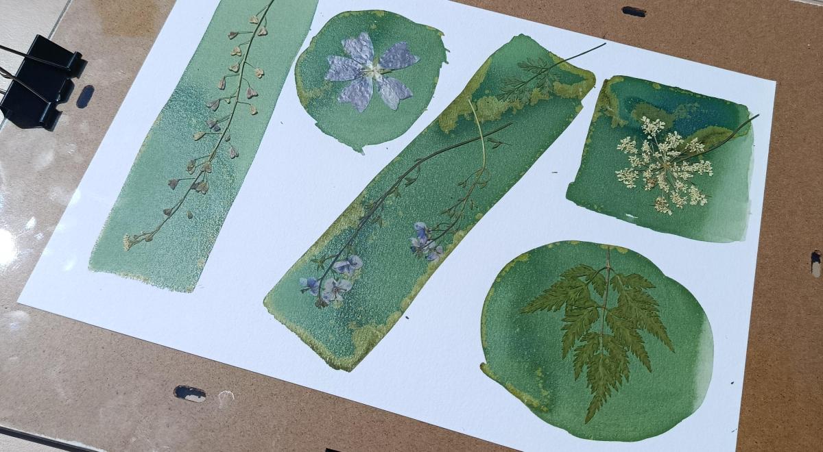 Atelier cyanotype