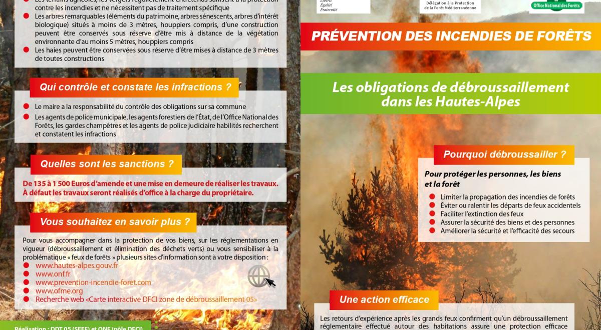 plaquette debroussaillement