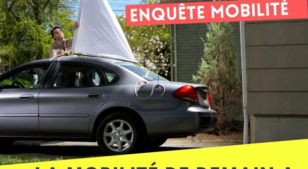 Facebook post Enquete mobilité