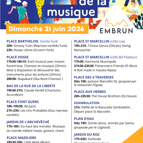 Fête de la Musique_Embrun - Fête de la Musique_Embrun