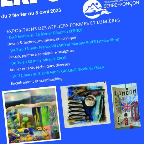 Exposition de l'encadrement et du scrapbooking d'œuvres - Embrun