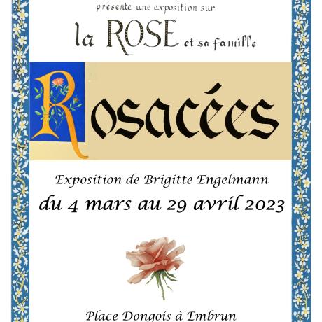 Exposition peinture "La rose et sa Famille" - Exposition peinture "La rose et sa Famille"
