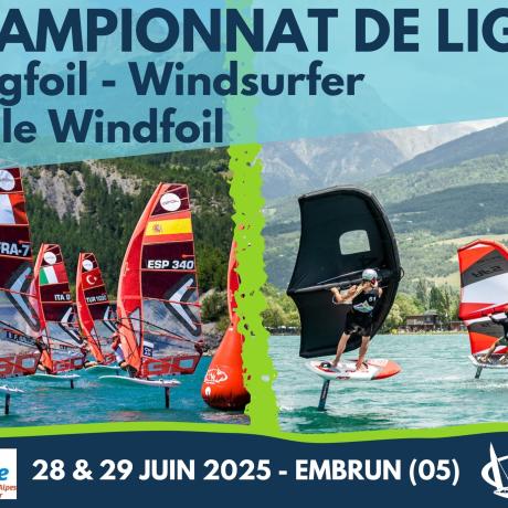 Championnat de Ligue Windfoil - Wingfoil - Windsurfer_Embrun
