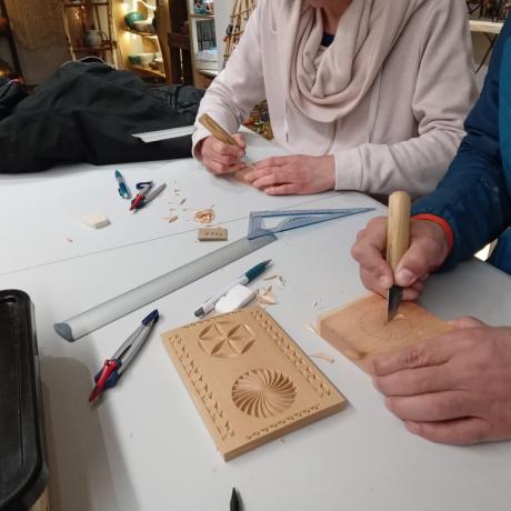 Atelier Sculpture au couteau - La caverne aux merveilles
