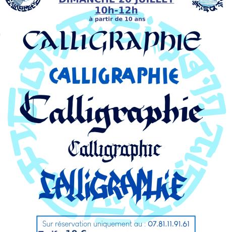 Atelier calligraphie