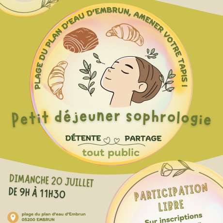 Petit déjeuner sophrologie - Petit déjeuner sophrologie avec Instant Parent'aise