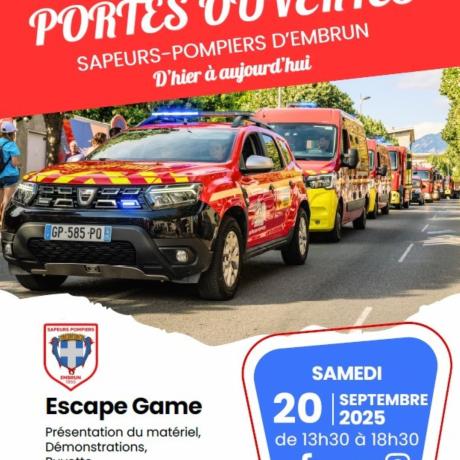 Portes ouvertes caserne des sapeurs-pompiers d'Embrun EMBRUN - Portes ouvertes caserne des sapeurs-pompiers d'Embrun EMBRUN