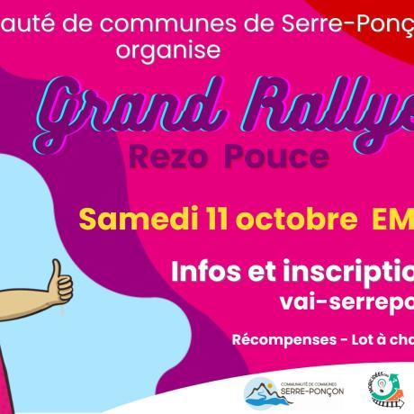 Grand rallye Rezo Pouce "À la conquête de Serre-Ponçon… en stop !" - Grand rallye Rezo Pouce "À la conquête de Serre-Ponçon… en stop !"