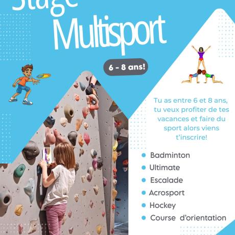 Stage Multisport 6-8 ans_Embrun - Stage Multisport 6-8 ans_Embrun