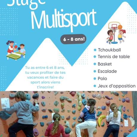Stage Multisport 6-8 ans_Embrun - Stage Multisport 6-8 ans_Embrun