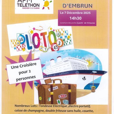 Loto du Téléthon_Embrun - Loto du Téléthon_Embrun