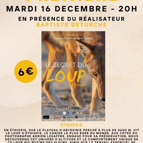 Avant-première Le Secret du loup d'Ethiopie_Embrun - Avant-première Le Secret du loup d'Ethiopie_Embrun