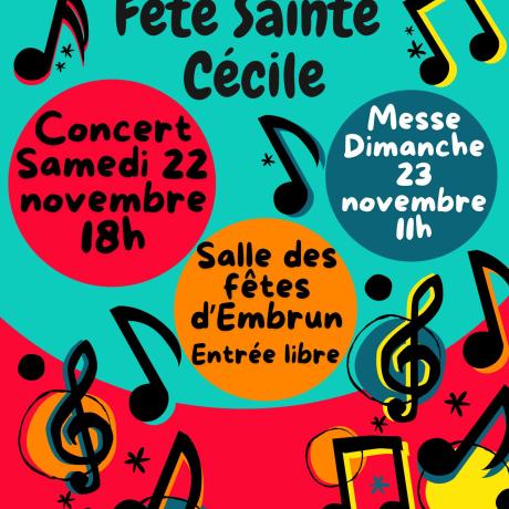 fête sainte cécile EMBRUN - fête sainte cécile EMBRUN