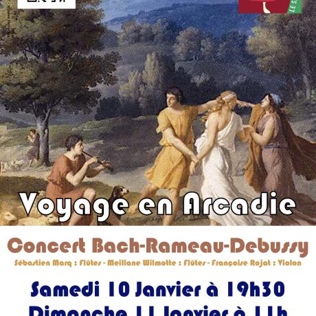 Concert Bach, Rameau et Debussy "Voyage en Arcadie" EMBRUN - Concert Bach, Rameau et Debussy "Voyage en Arcadie" EMBRUN