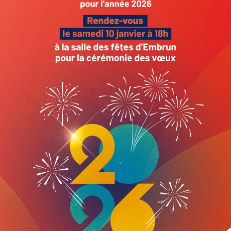 Cérémonie des Voeux 2026_Embrun - Cérémonie des Voeux 2026_Embrun