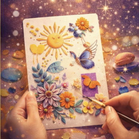 Atelier bien-être créatif "Créer sa carte de guidance & d’intention" EMB - Atelier bien-être créatif "Créer sa carte de guidance & d’intention" EMB