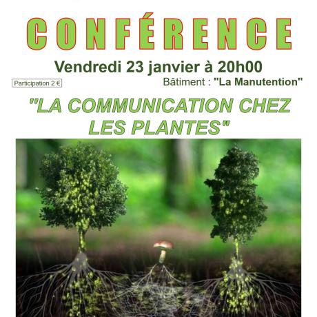 Conférence "La communication chez les plantes" EMBRUN - Conférence "La communication chez les plantes" EMBRUN