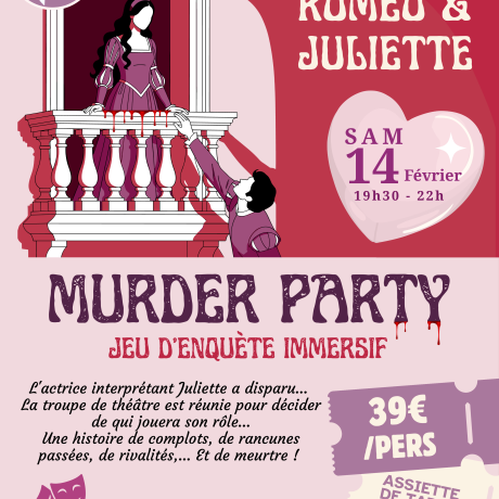 Murder Party : Roméo et Juliette EMBRUN - Murder Party : Roméo et Juliette EMBRUN