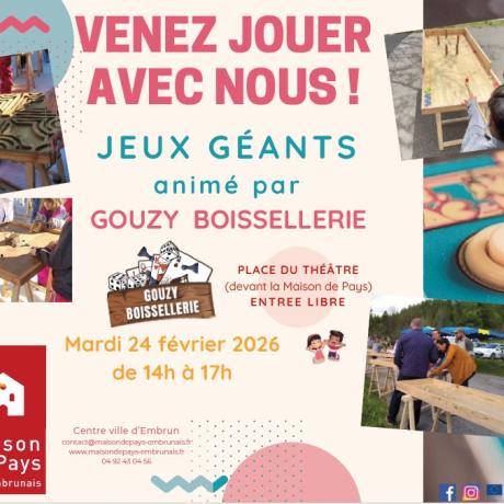 Venez jouer avec nous !