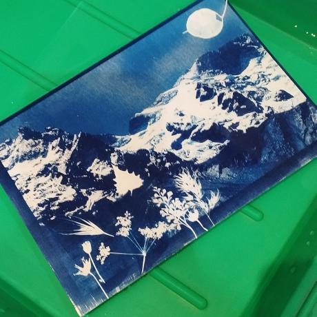 Atelier cyanotype EMBRUN - Atelier cyanotype EMBRUN