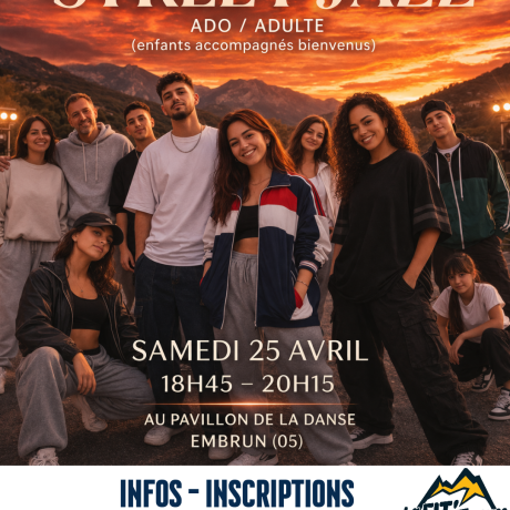 Atelier danse Street jazz - Ados adultes_Embrun - Atelier danse Street jazz - Ados adultes_Embrun