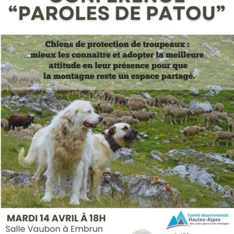 conférence paroles de patous EMB - conférence paroles de patous EMB