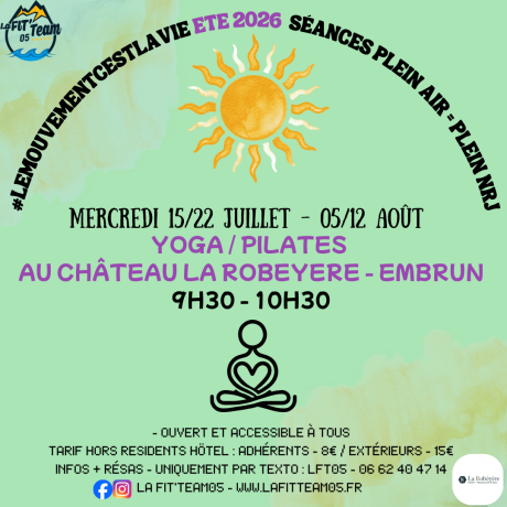 yoga/pilates robéyère EMBRUN - yoga/pilates robéyère EMBRUN