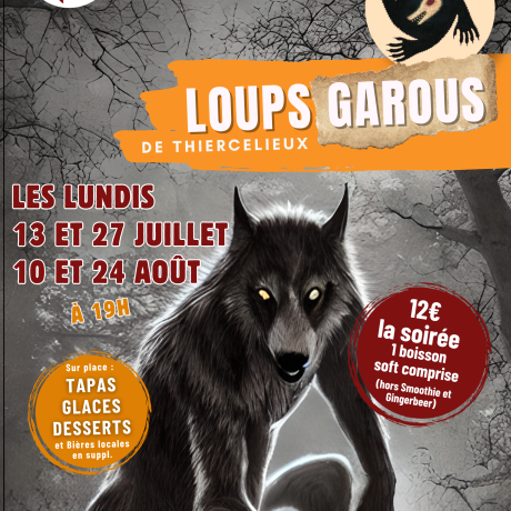 Affiche LOUPS GAROUS été 2026 - Affiche LOUPS GAROUS été 2026