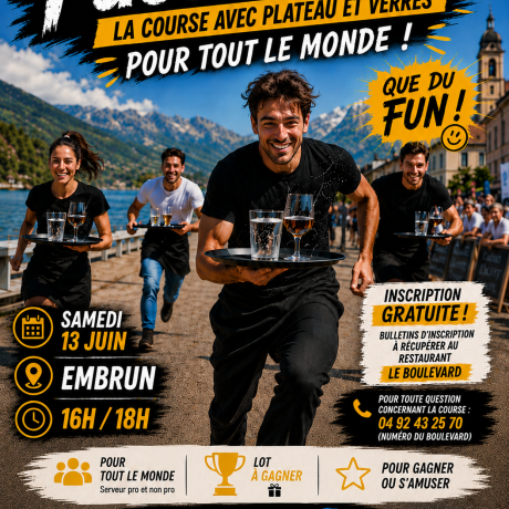 Course de garçon de café - Course de garçon de café - Embrun Commerces