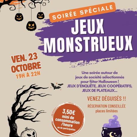 Soirée Jeux monstueux