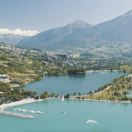 Vue aérienne du camping - Vue aérienne du camping