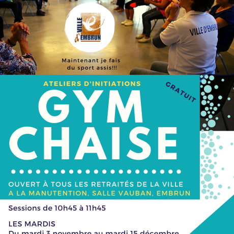 Ateliers gym-chaise