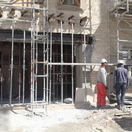 Travaux Pole culturel 02 avril 2025