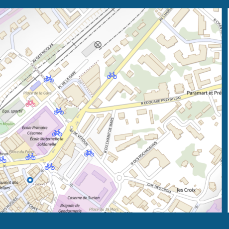 Plan secteur gare