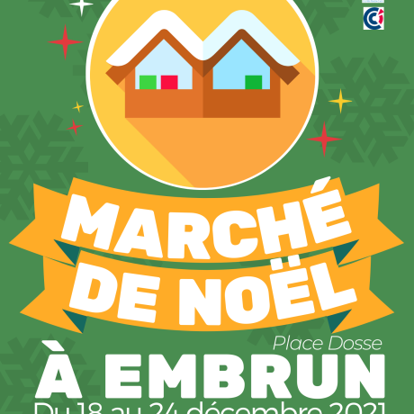 Marché de noël de la ville d'Embrun