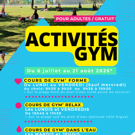 Activités gym 2026