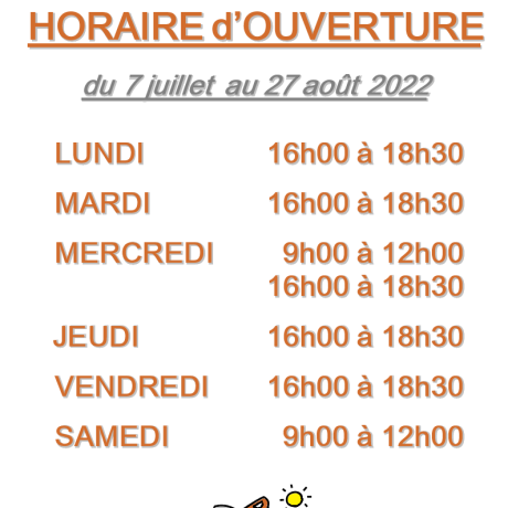 affiche horaire biblio affiche horaire biblio