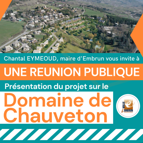 Reunion publique CHAUVETON