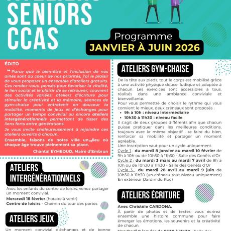 Ateliers SENIORS 2025-2026 page 1