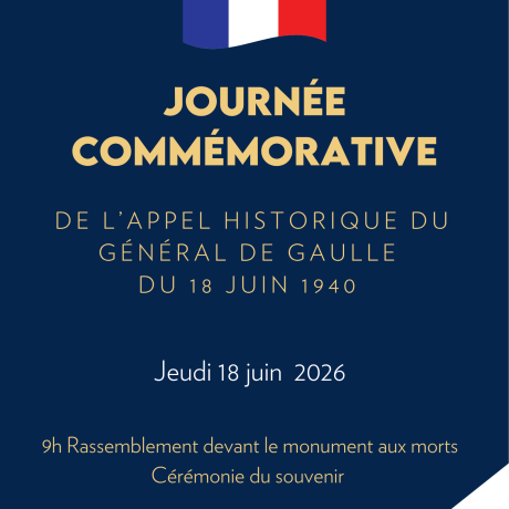 CEREMONIE 18 juin 2026