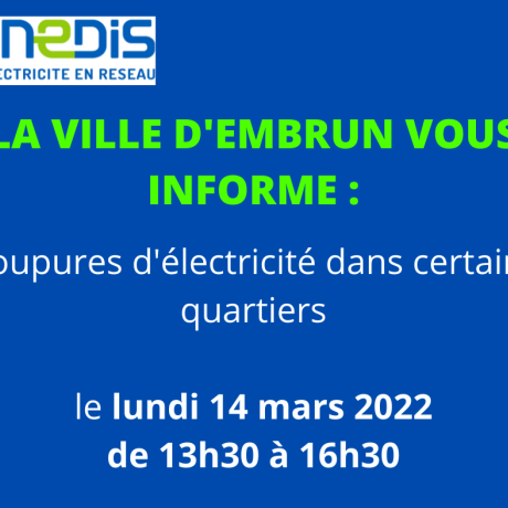 INFORMATION SUR LA VILLE D'EMBRUN INFORMATION SUR LA VILLE D'EMBRUN