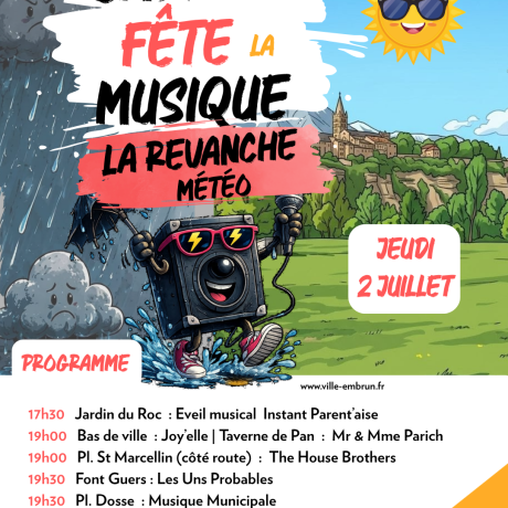 Fête de la musique,  la revanche météo