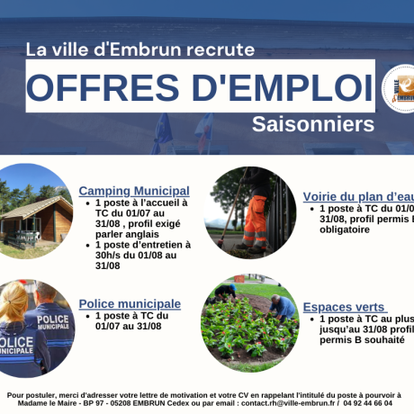 Offres d'emplois