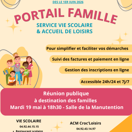 réunion publique portail famille