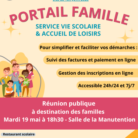 Réunion publique portail famille 