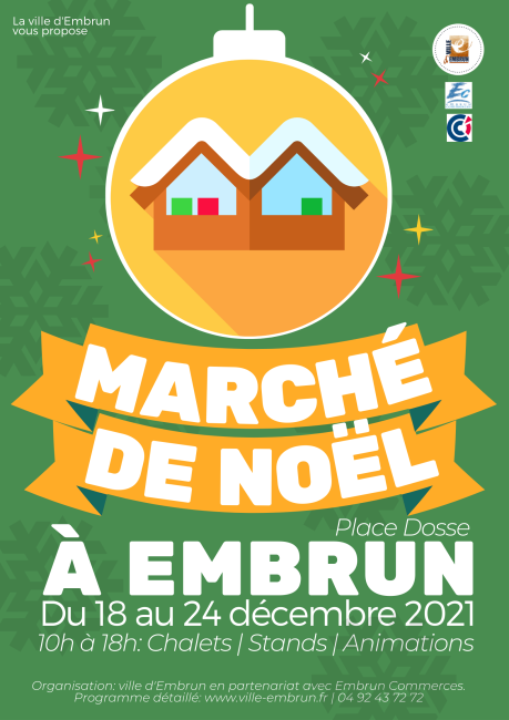 Marché de noël de la ville d'Embrun